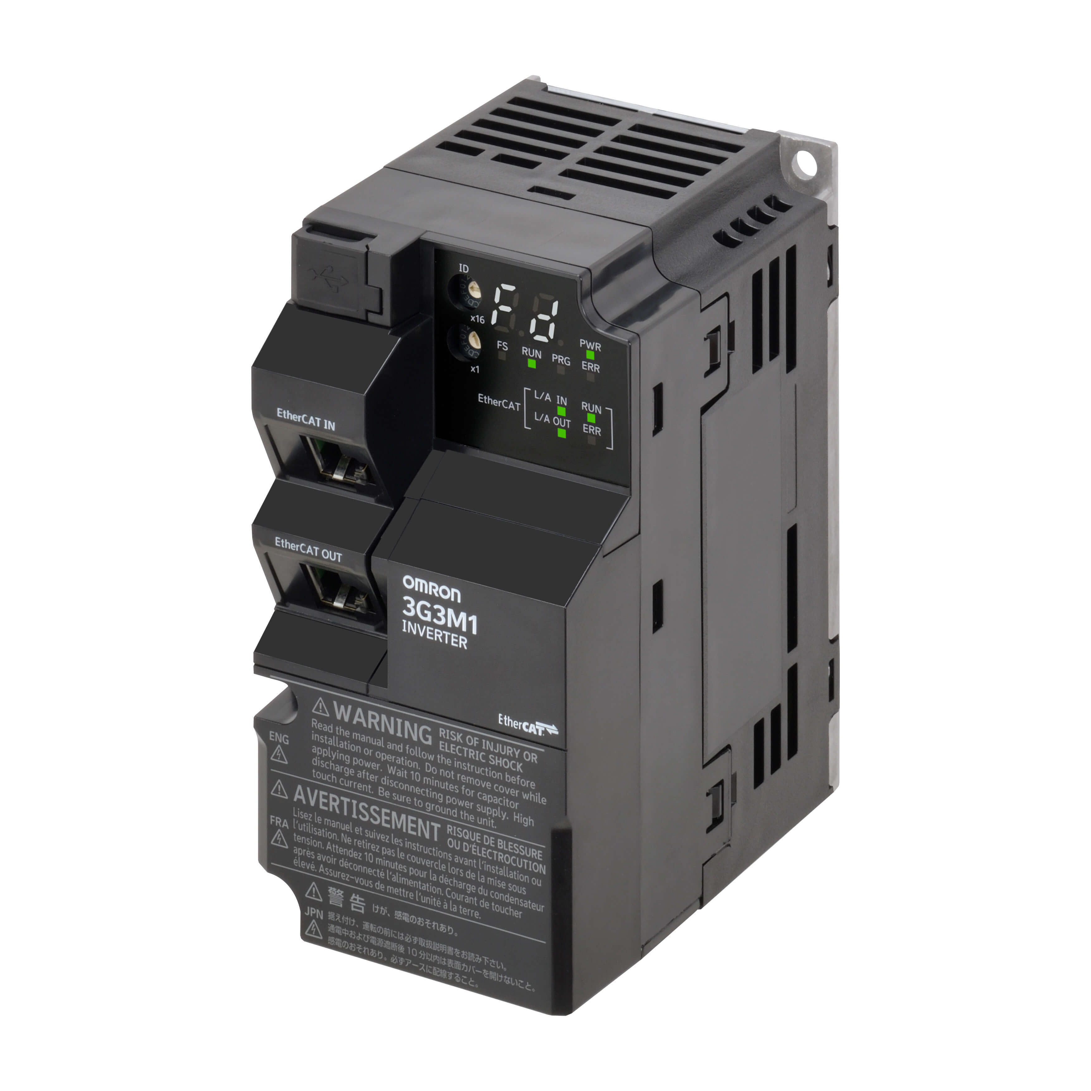 Omron 3G3M1-A2002-ECT — M1 Frekans İnvertör (VFD) (200V sınıfı (üç faz))
