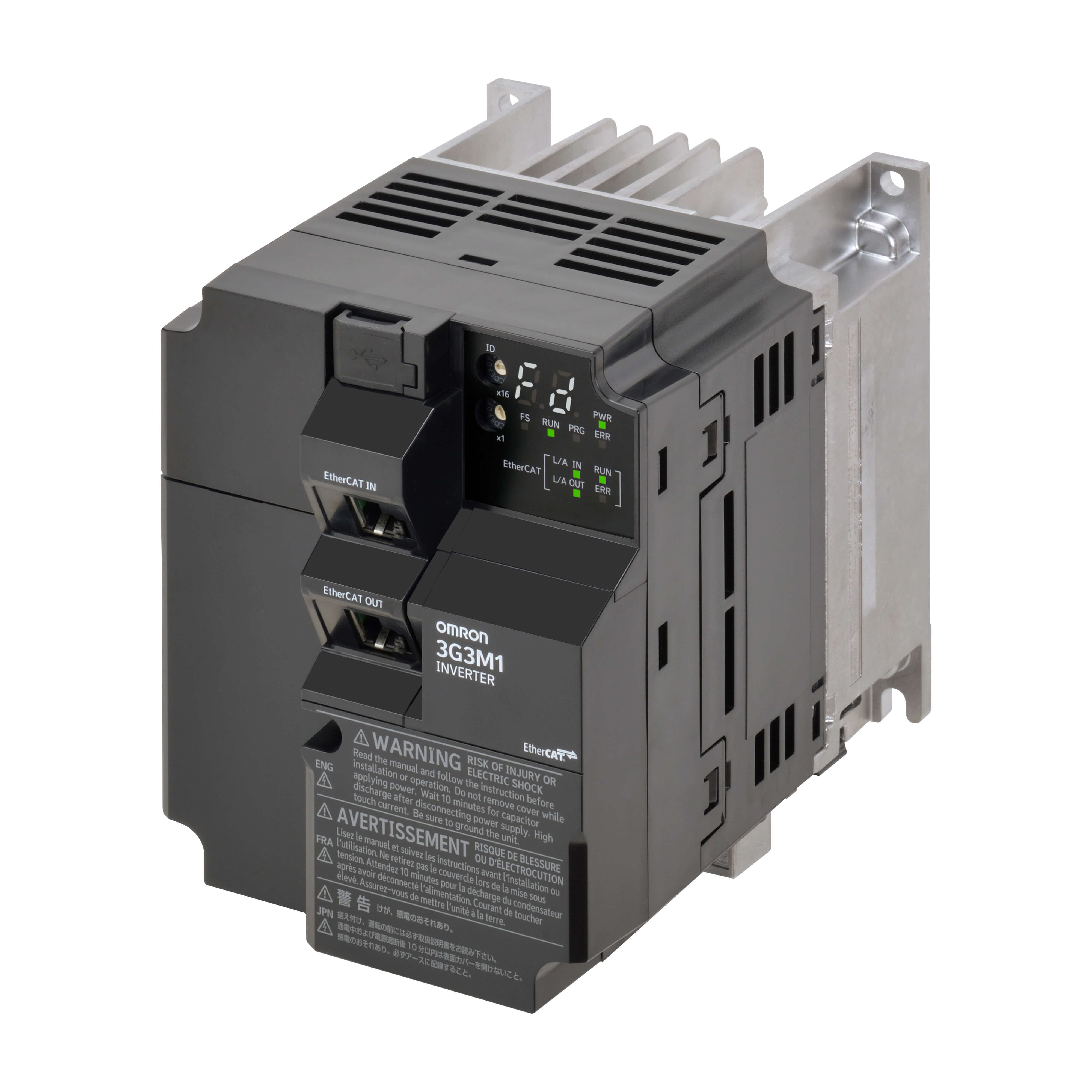 Omron 3G3M1-A2015-ECT — M1 Frekans İnvertör (VFD) (200V sınıfı (üç faz))