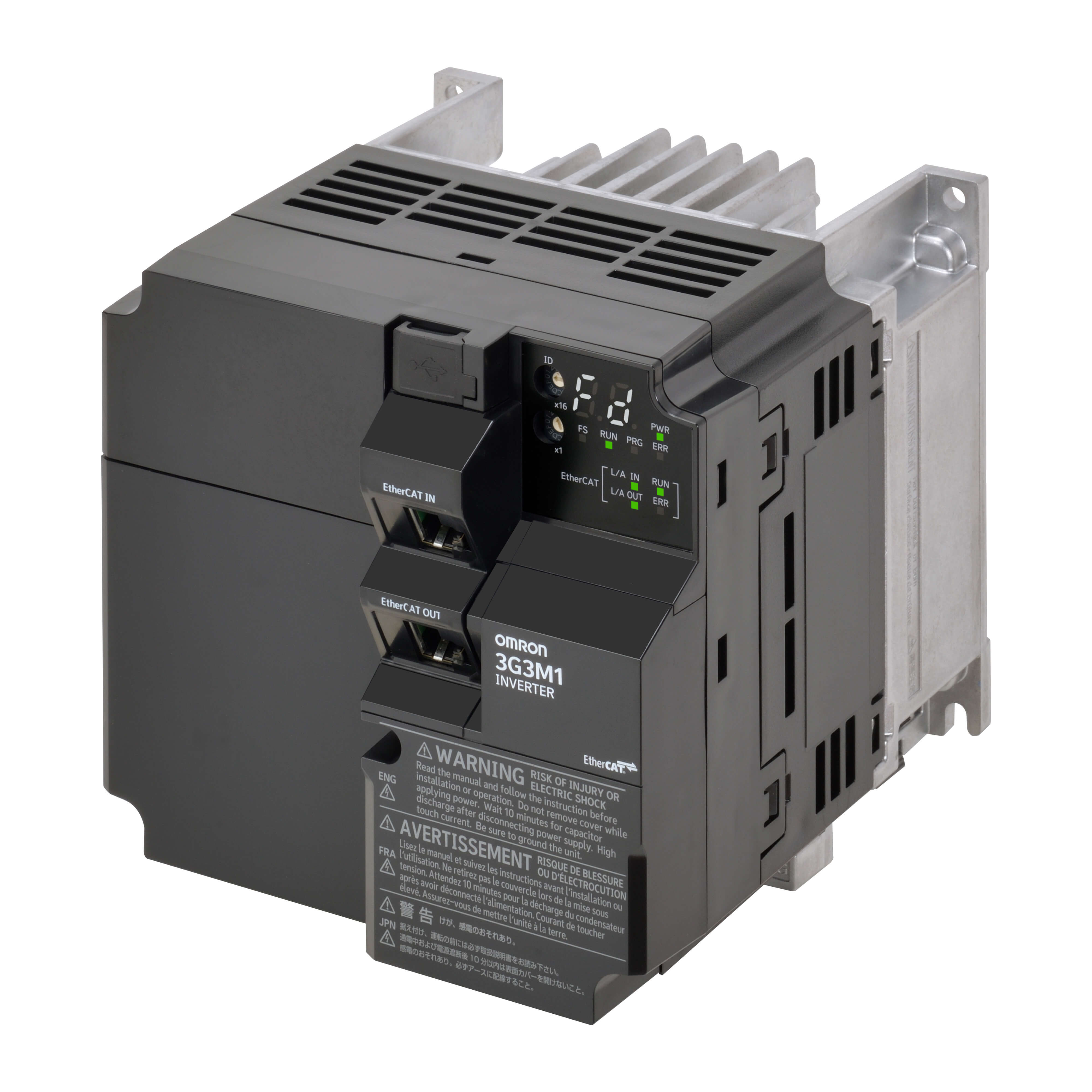 Omron 3G3M1-A2037-ECT — M1 Frekans İnvertör (VFD) (200V sınıfı (üç faz))