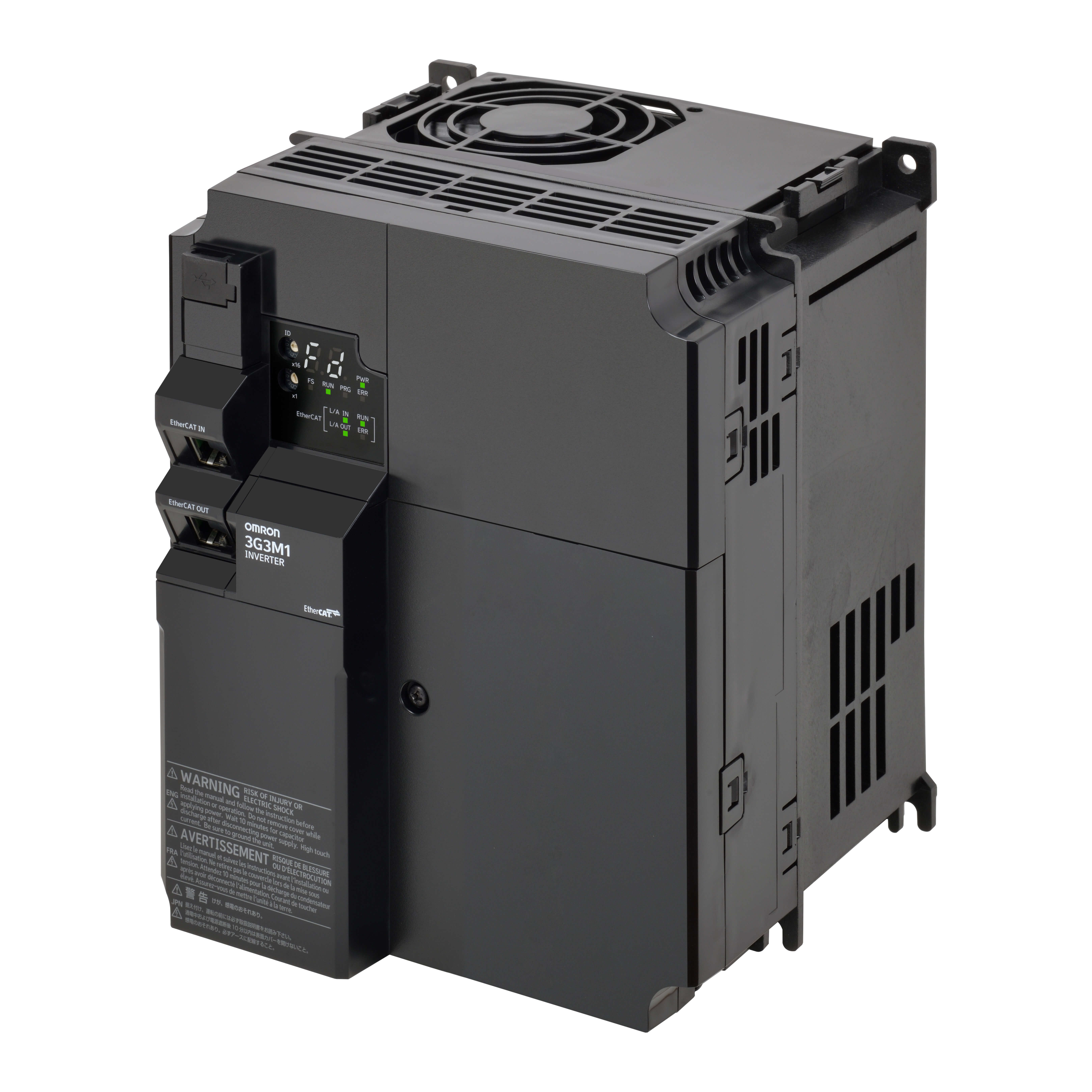 Omron 3G3M1-A2055-ECT — M1 Frekans İnvertör (VFD) (200V sınıfı (üç faz))