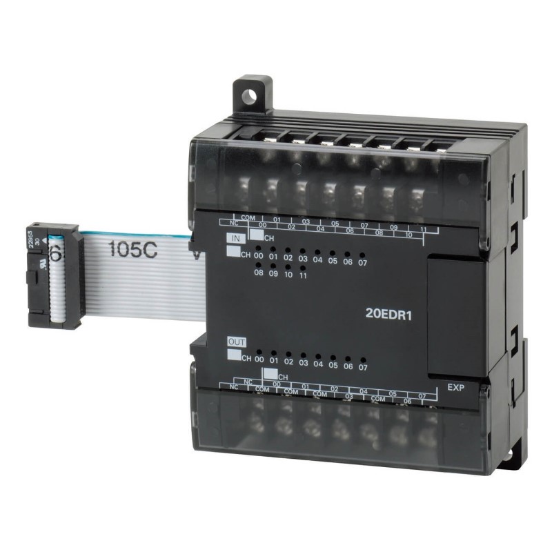 Omron CP1W-20EDR1 — Genişletme karışık G/Ç (giriş + röle çıkış) ünitesi (CP1W Genişletme)