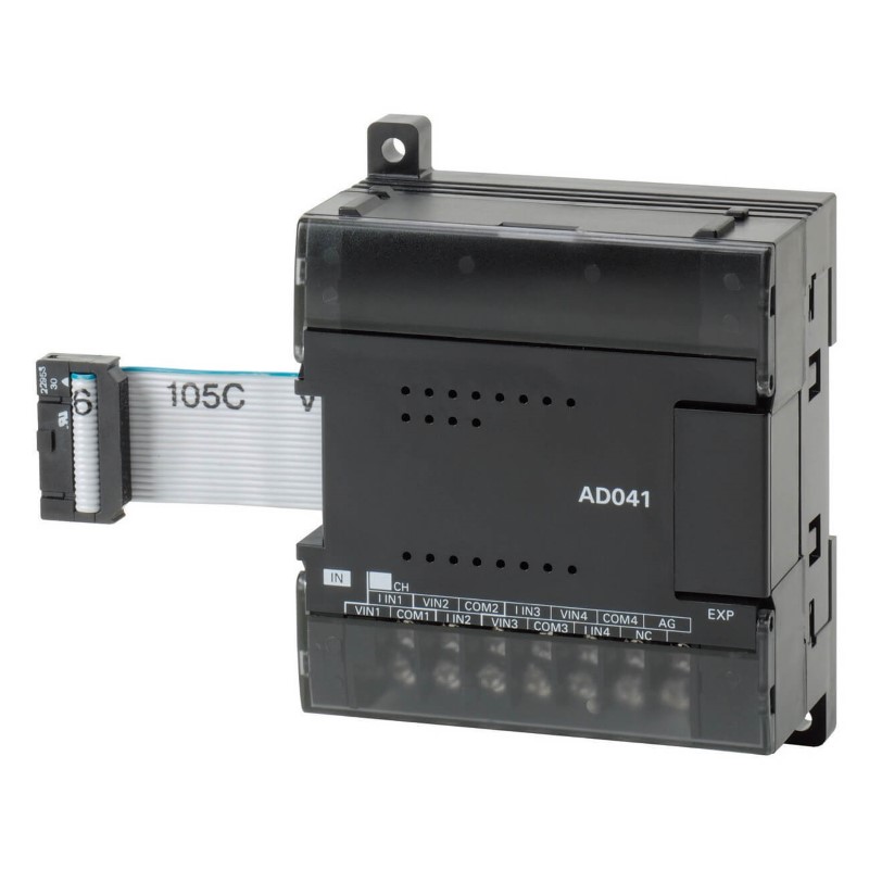 Omron CP1W-AD041 — Analog giriş ünitesi (CP1W Genişletme)