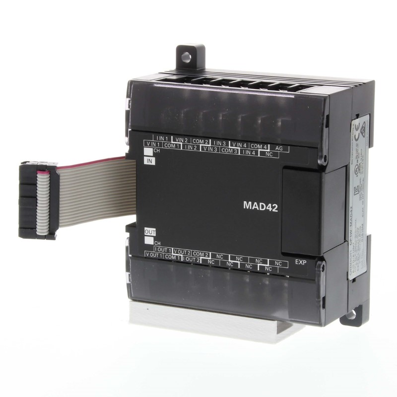 Omron CP1W-MAD42 — Analog karışık giriş/çıkış ünitesi (CP1W Genişletme)