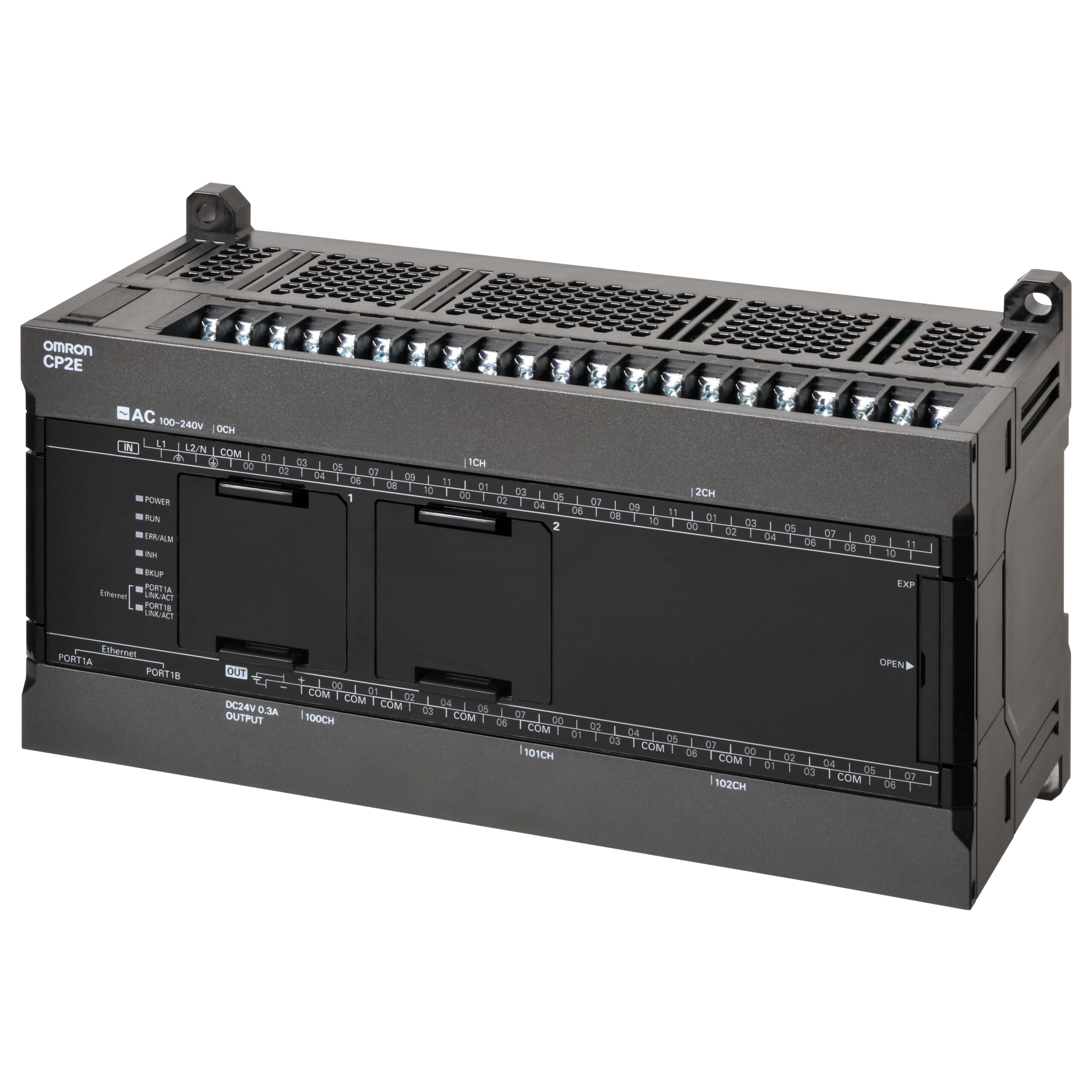 Omron CP2E-N60DR-A CP2E Serisi Kompakt PLC (60 I/O, Röle, 100-240VAC)