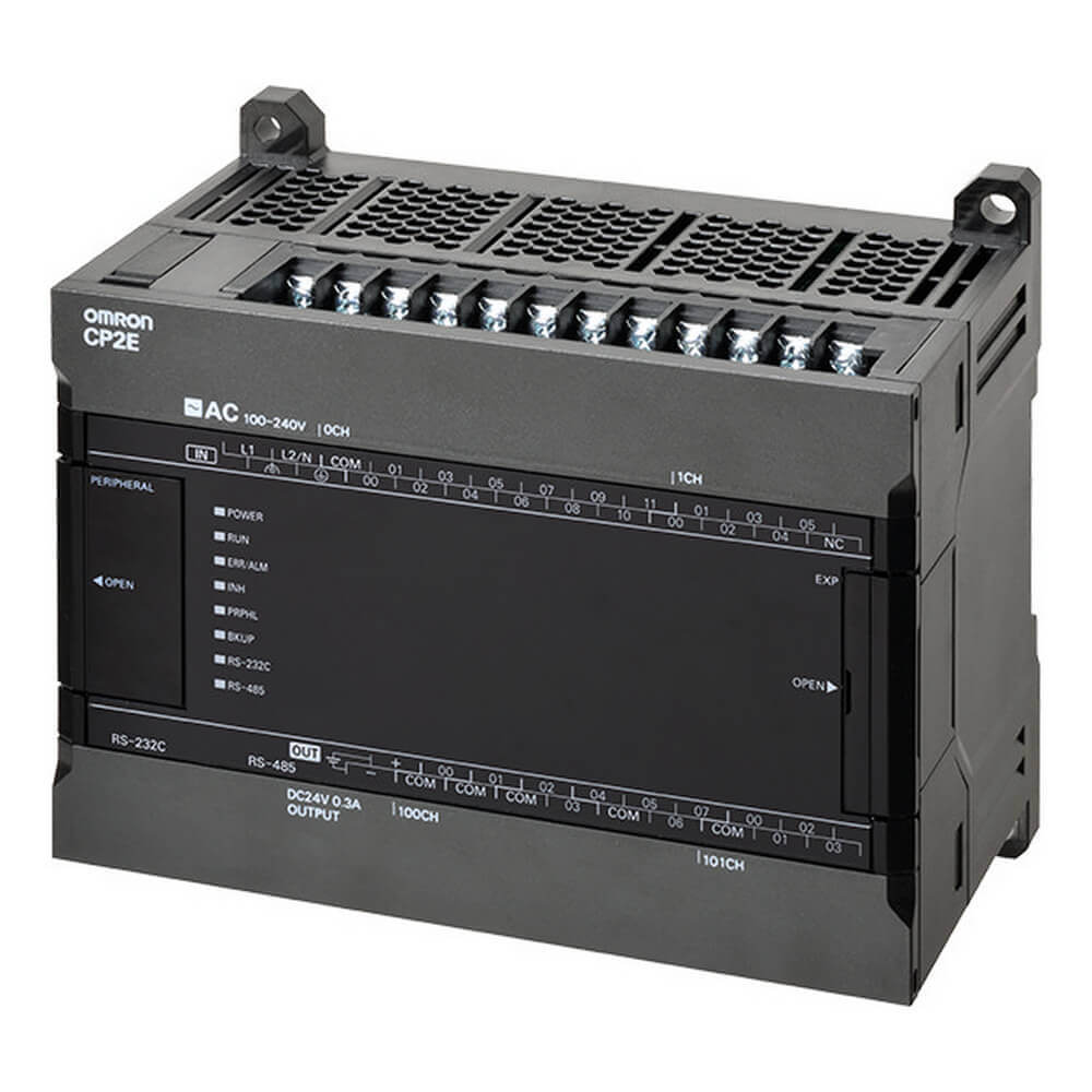 Omron CP2E-S30DR-A CP2E Serisi Kompakt PLC (30 I/O, Röle, 100-240VAC)