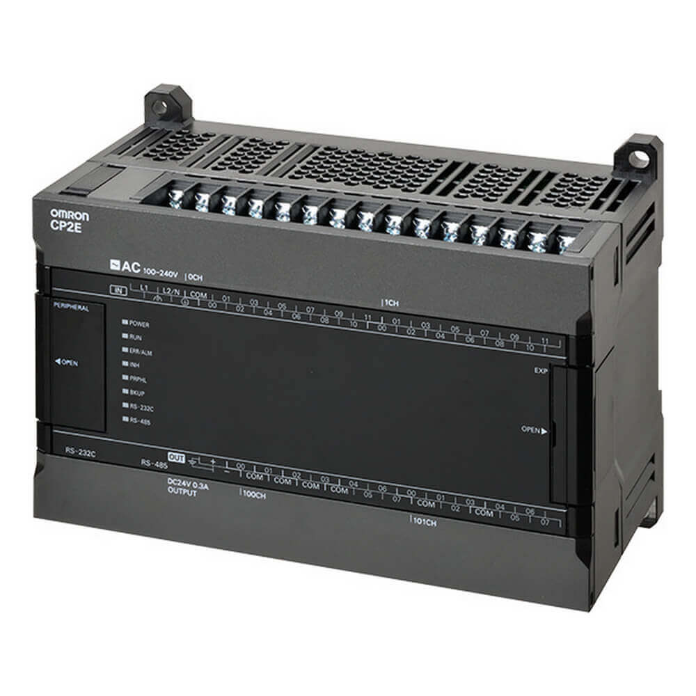 Omron CP2E-S40DR-A CP2E Serisi Kompakt PLC (40 I/O, Röle, 100-240VAC)