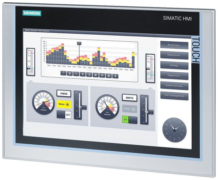 Siemens SIMATIC HMI KTP400 Comfort Operatör Paneli