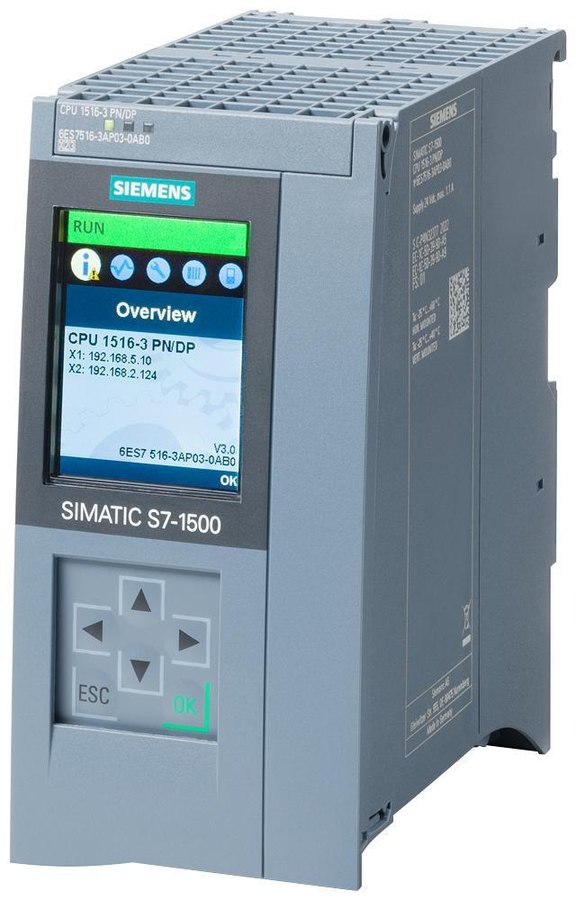 Siemens SIMATIC S7-1500 CPU 1516-3 PN/DP PLC