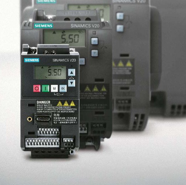 Siemens SINAMICS V20 0.12 kW Hız Kontrol Cihazı (1 Faz 230 V AC)